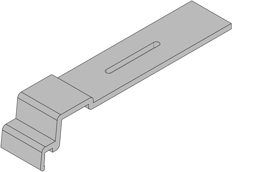 Fensterbank mit Folie GS40 150 mm Ausladung E6/EV1