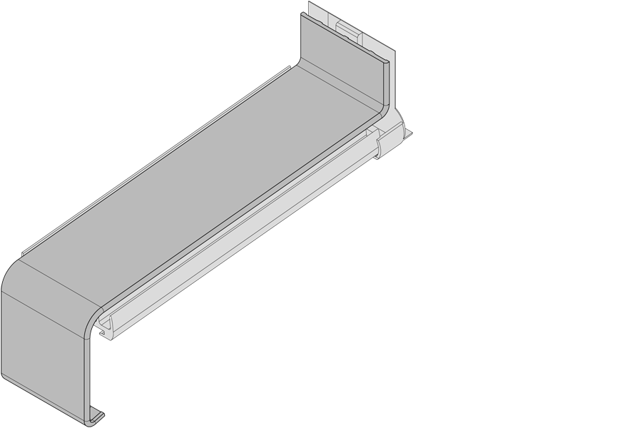 Alufensterbank Längsverbinder