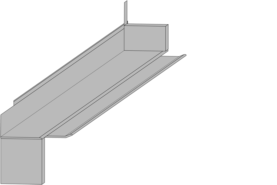 Alufensterbank Verbinder Aussen