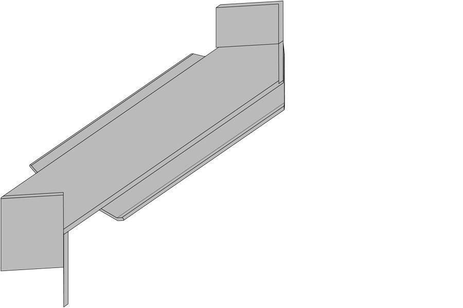 Alufensterbank Verbinder Innen